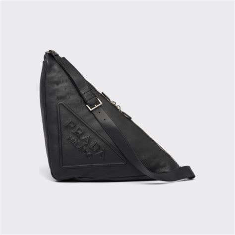 small triangle prada bag|prada triangle bag men.